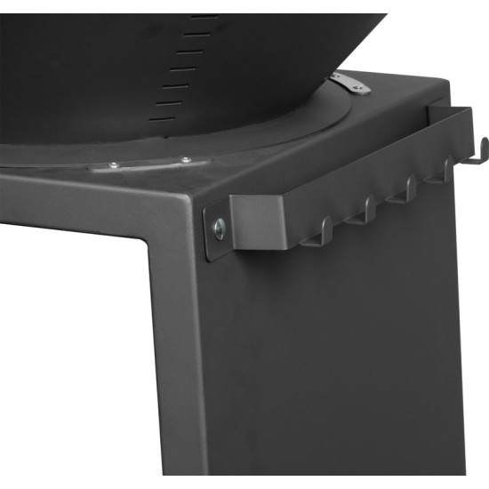 Grill Strend Pro Fiesta, black, steel, diameter 75 cm, with fireplace