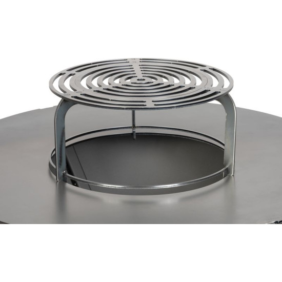 Grill Strend Pro Fiesta, black, steel, diameter 75 cm, with fireplace