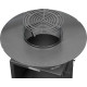 Grill Strend Pro Fiesta, black, steel, diameter 75 cm, with fireplace
