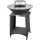 Grill Strend Pro Fiesta, black, steel, diameter 75 cm, with fireplace
