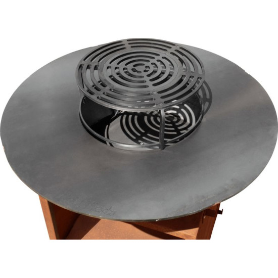 Grill Strend Pro Fiesta, rooste, teras, läbimõõt 100 cm, kaminaga