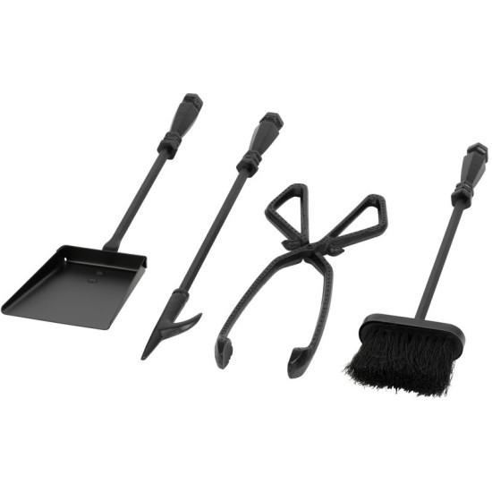 Poker set, 4pcs,black , 66cm Poker set, 4pcs,black , 66cm