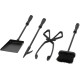 Poker set, 4pcs,black , 66cm Poker set, 4pcs,black , 66cm