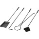 Poker set, 5pcs, black, 81cm