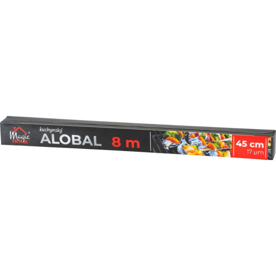 Aluminum Foil MagicHome, 45 cm, L-8 m, 17 µm, aluminum