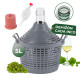 Demijohn Cada Fori 05 lit, glass/plastic, 320x250/200 mm Demijohn Cada Fori 05 lit, glass/plastic, 320x250/200 mm