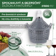 Demijohn Cada Fori 05 lit, glass/plastic, 320x250/200 mm Demijohn Cada Fori 05 lit, glass/plastic, 320x250/200 mm