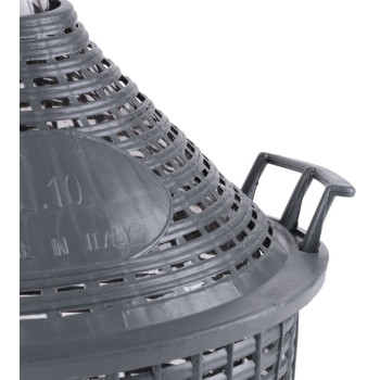 Demijohn Cada Inco 10 lit, glass/plastic, 400x340/245 mm