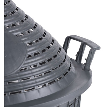 Demijohn Cada Inco 15 lit, glass/plastic, 450x350/270 mm