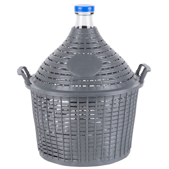 Demijohn Cada Inco 15 lit, glass/plastic, 450x350/270 mm Demijohn Cada Inco 15 lit, glass/plastic, 450x350/270 mm