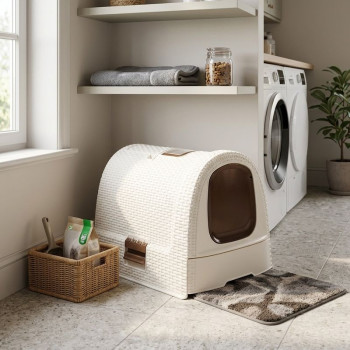Toilet Curver® LITTERBOX, Vintage, for cat, 51x38x40 cm