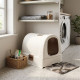 Toilet Curver® LITTERBOX, Vintage, for cat, 51x38x40 cm Toilet Curver® LITTERBOX, Vintage, for cat, 51x38x40 cm