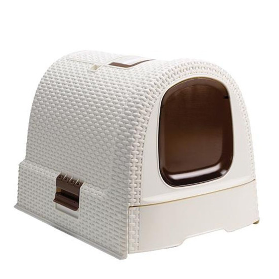 Toilet Curver® LITTERBOX, Vintage, for cat, 51x38x40 cm Toilet Curver® LITTERBOX, Vintage, for cat, 51x38x40 cm