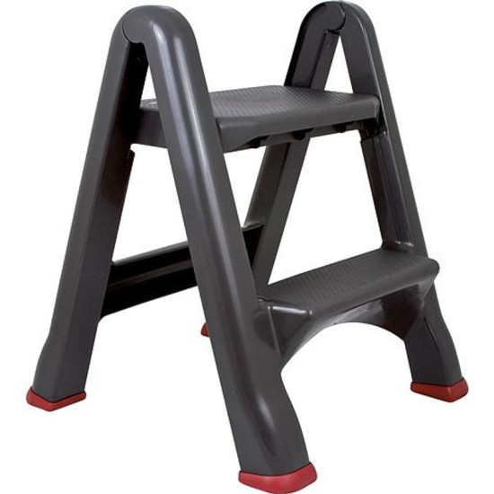 Plastic step stool Curver® STEP STOOL, step, without handle, double-sided Plastic step stool Curver® STEP STOOL, step, without handle, double-sided