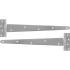 Door hinge T-LINK 400 mm, gate, zinc plated, pack of 2 pcs.