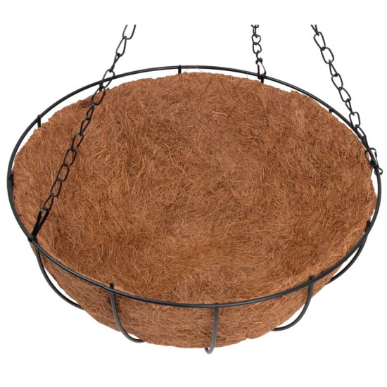 Coconut basket 25x25x12cm, hanging Coconut basket 25x25x12cm, hanging