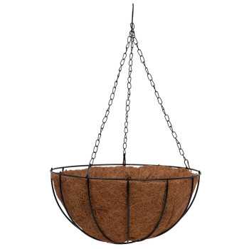 Coconut basket 25x25x12cm, hanging