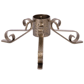Tree stand Blackbird, gold metal