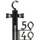 Plastic thermometer TMS-157 Decora, 470x110x25 mm