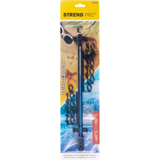 Plastic thermometer TMS-157 Decora, 470x110x25 mm