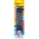 Plastic thermometer TMS-055 BlackBar, 250x55x12 mm, hygrometer Plastic thermometer TMS-055 BlackBar, 250x55x12 mm, hygrometer
