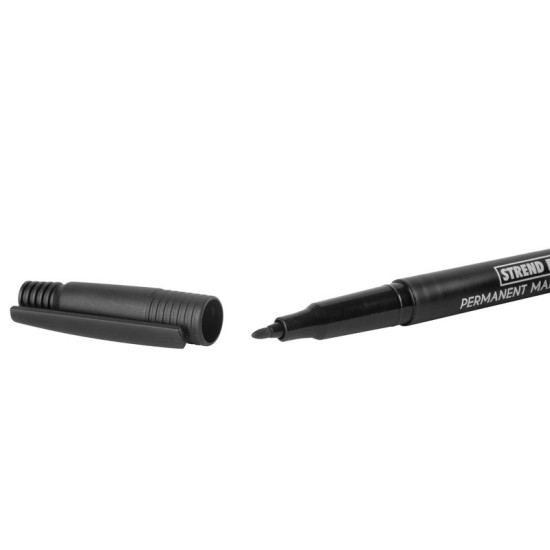 Permanent marker Strend Pro Permanent, thin, 12pcs, black Permanent marker Strend Pro Permanent, thin, 12pcs, black