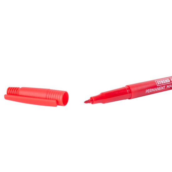 Permanent marker Strend Pro Permanent, thin, 12pcs, red Permanent marker Strend Pro Permanent, thin, 12pcs, red