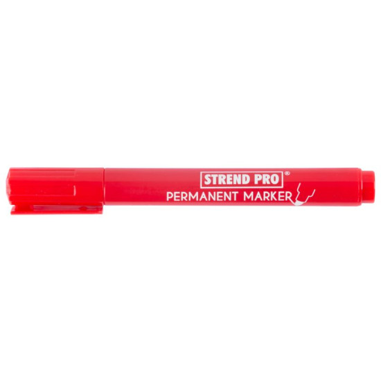 Permanent marker Strend Pro Permanent, 12pcs, red Permanent marker Strend Pro Permanent, 12pcs, red