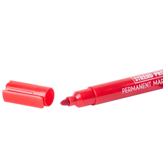 Permanent marker Strend Pro Permanent, 12pcs, red Permanent marker Strend Pro Permanent, 12pcs, red