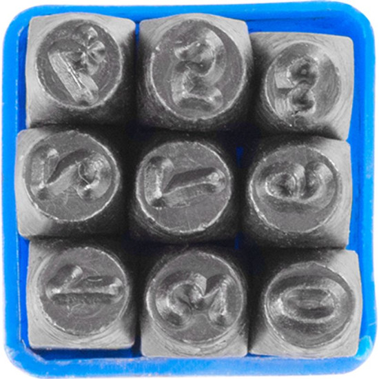 Nummerdamisplokk 6mm 123 (9tk) Nummerdamisplokk 6mm 123 (9tk)