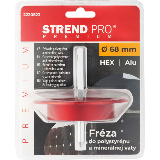 Hole Saw Strend Pro Premium, 68 mm, for polystyrene, insulation wool