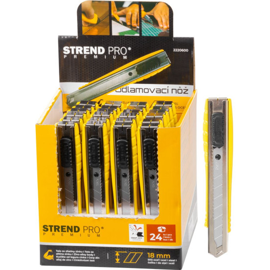 Nuga Strend Pro Premium, 18 mm, snap-on, metall