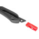 Snap-off blade knife Strend Pro Premium, BlackMatt, SoftTouch, 18 mm, break-off, black-line