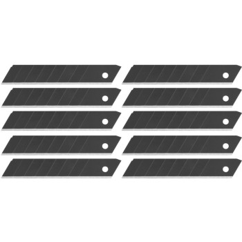 Blade Strend Pro Premium FDB50, BlackMatt, 18 mm, break-off, spare, pack. 10 pcs