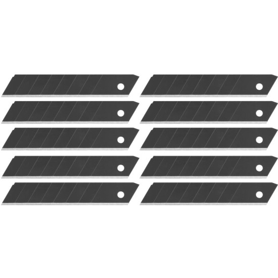 Blade Strend Pro Premium FDB50, BlackMatt, 18 mm, break-off, spare, pack. 10 pcs Blade Strend Pro Premium FDB50, BlackMatt, 18 mm, break-off, spare, pack. 10 pcs