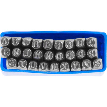 Letter punch 4mm ABC (27pcs)