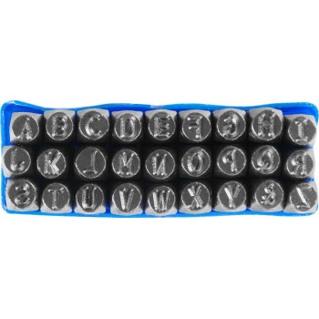 Letter punch 6mm ABC (27pcs)