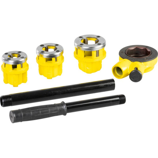 Ratchet pipe threading kit 1/2  - 1   (3pcs)