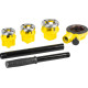 Ratchet pipe threading kit 1/2  - 1   (3pcs)