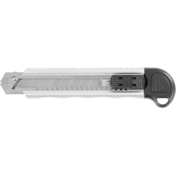 Aluminium snap-off blade knife 18mm Giant, piston-valve control