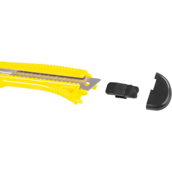 Snap-off blade knife 18mm Strend Pro, piston-valve control