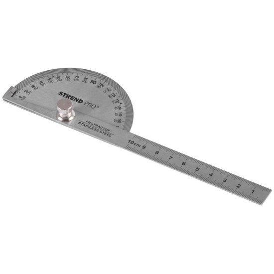 Angle protractor Strend Pro SP-173, INOX