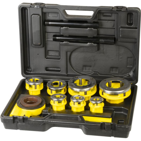 Ratchet pipe threading kit 3/8 - 2 (7pcs) Ratchet pipe threading kit 3/8 - 2 (7pcs)