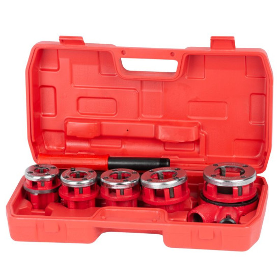 Ratchet pipe threading kit 3/8 - 11/4 (5pcs) Ratchet pipe threading kit 3/8 - 11/4 (5pcs)