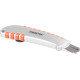 Aluminium snap-off blade knife 18mm Strend Pro, wheel control, AluBody