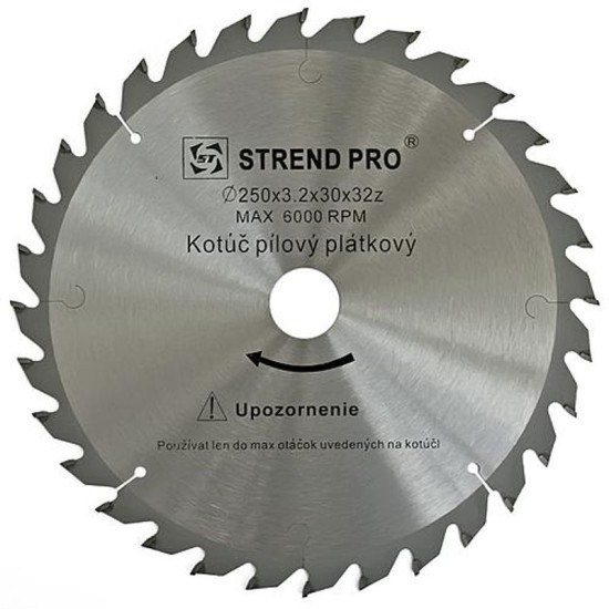 Диск циркулярный по дереву 300x3,2x30 36 зубьев Strend рro, SK