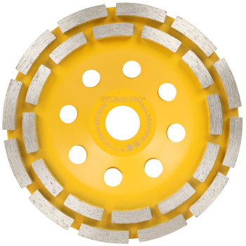 Strend Pro CGW11 disc, 125 mm, 2rowsCup, abrasive, diamond, for concrete, double-row