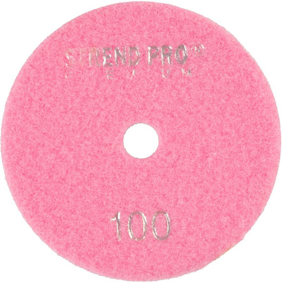 Blade Strend Pro Premium P100, 100 mm, polishing, diamond, Velcro, wet polishing grinding