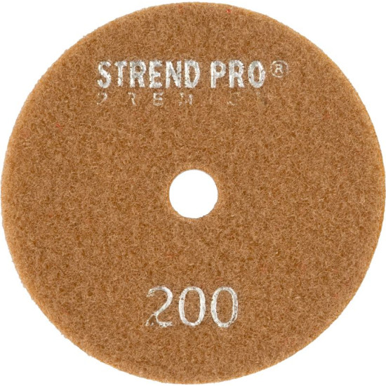 Blade Strend Pro Premium P200, 100 mm, polishing, diamond, Velcro, wet polishing grinding