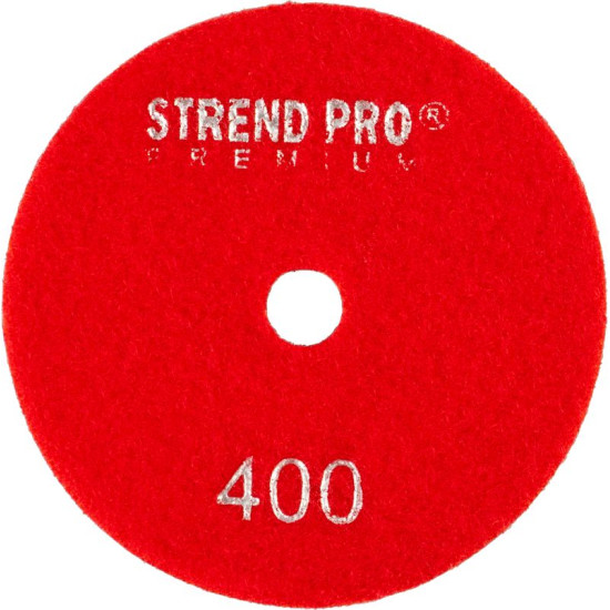 Blade Strend Pro Premium P400, 100 mm, polishing, diamond, Velcro, wet polishing grinding